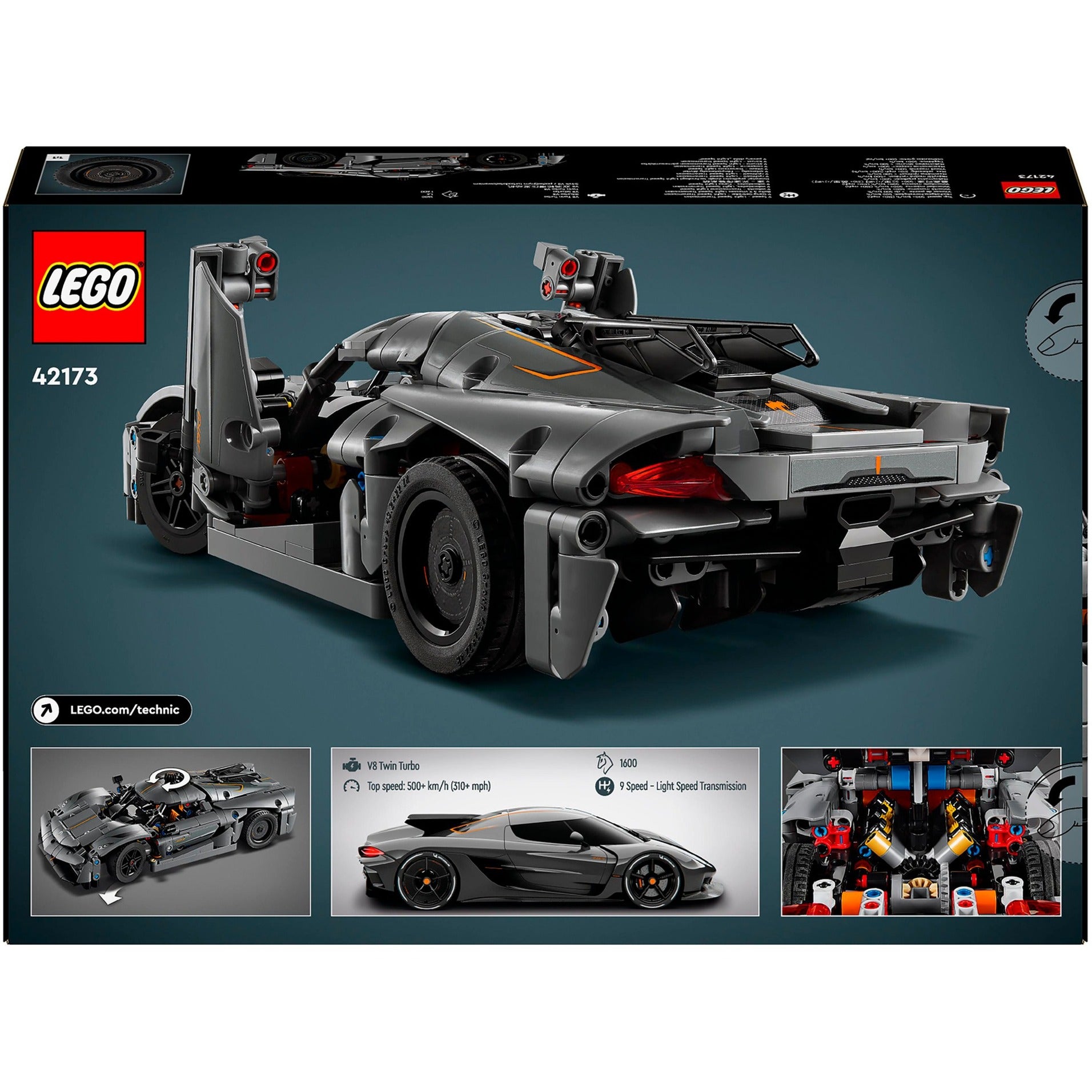 LEGO Technic 42173 Koenigsegg Jesko Hypercar