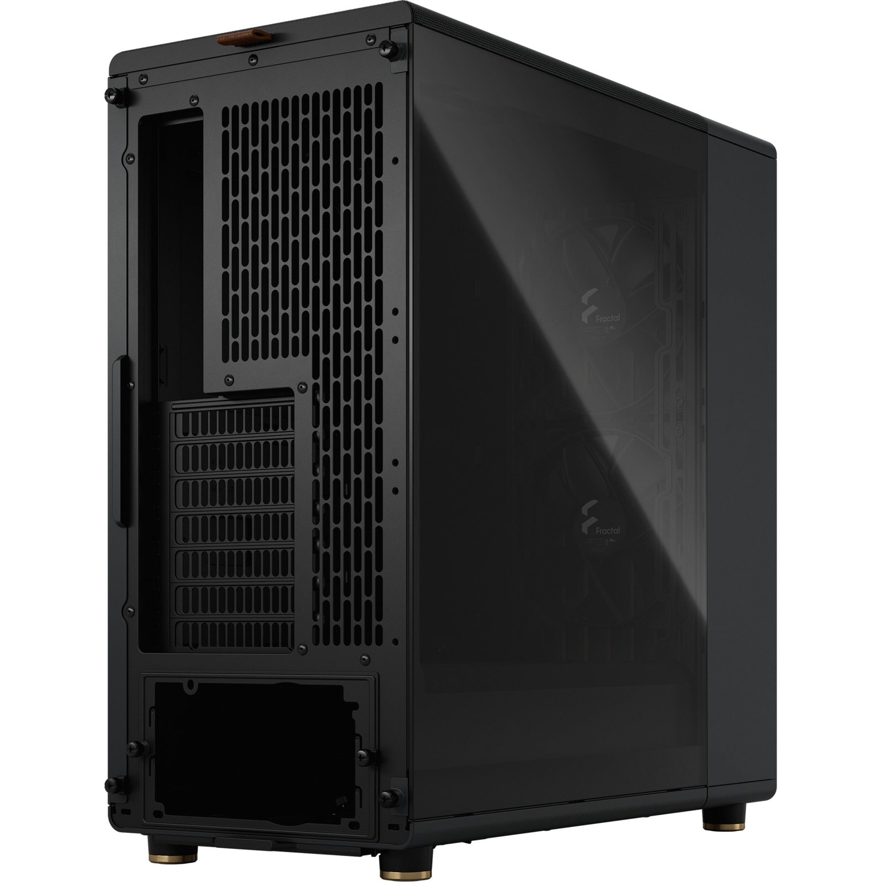 Fractal design north midi tower behuizing (zwart | 2x usb-a | 1x usb-c | tempered glass)