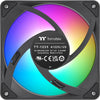 Thermaltake CT120 EX Ventola di raffreddamento per PC con sincronizzazione inversa Arbb (pacchetto da 3 ventole) Ventole per case (Nero, 3 pezzi, 120 x 120 x 25 mm, PWM)