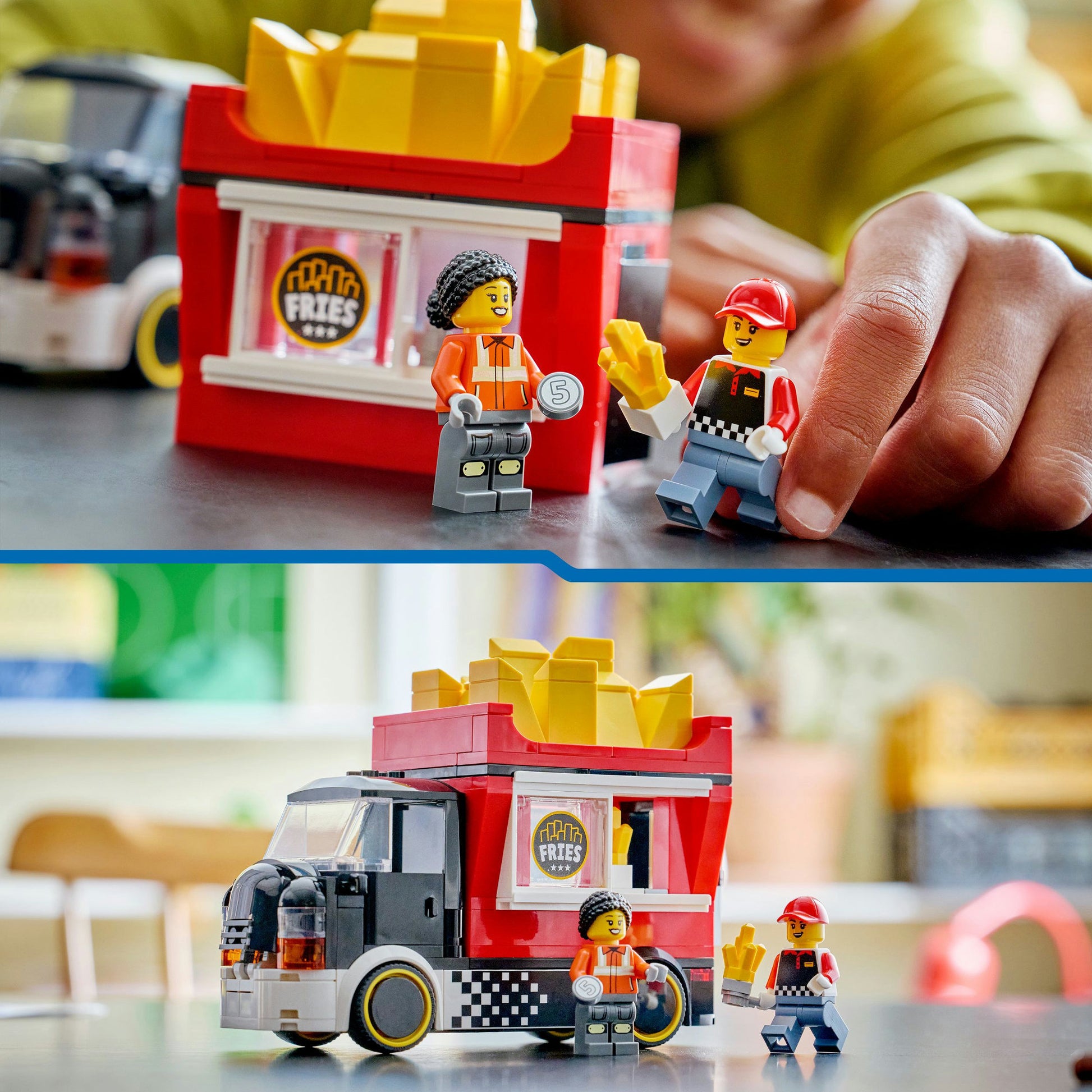 Lego city grandes vehículos 60488 camión snack bar | 2 piezas