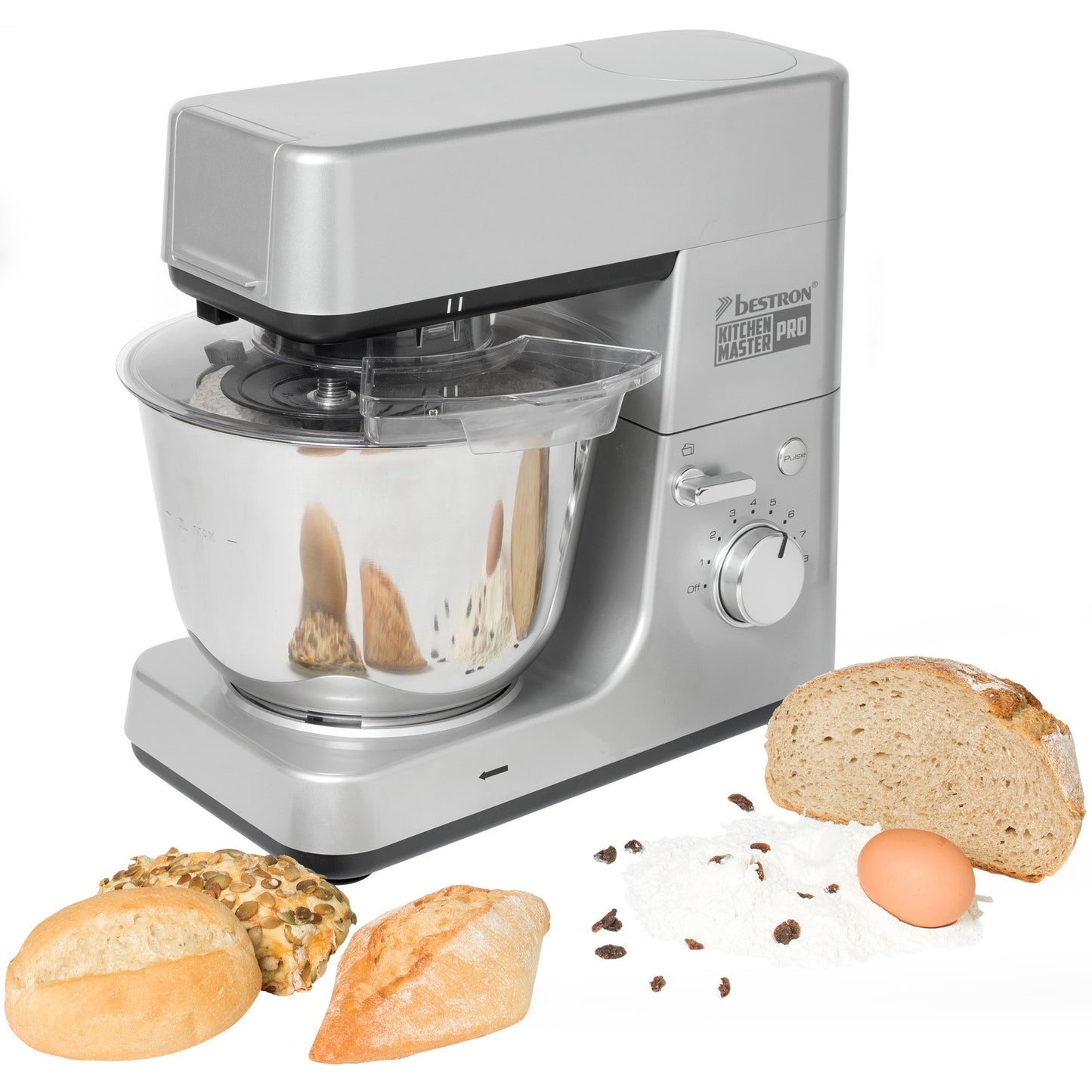 Bestron AKM1600S 4-en-1 Food Processor Kitchen Pro