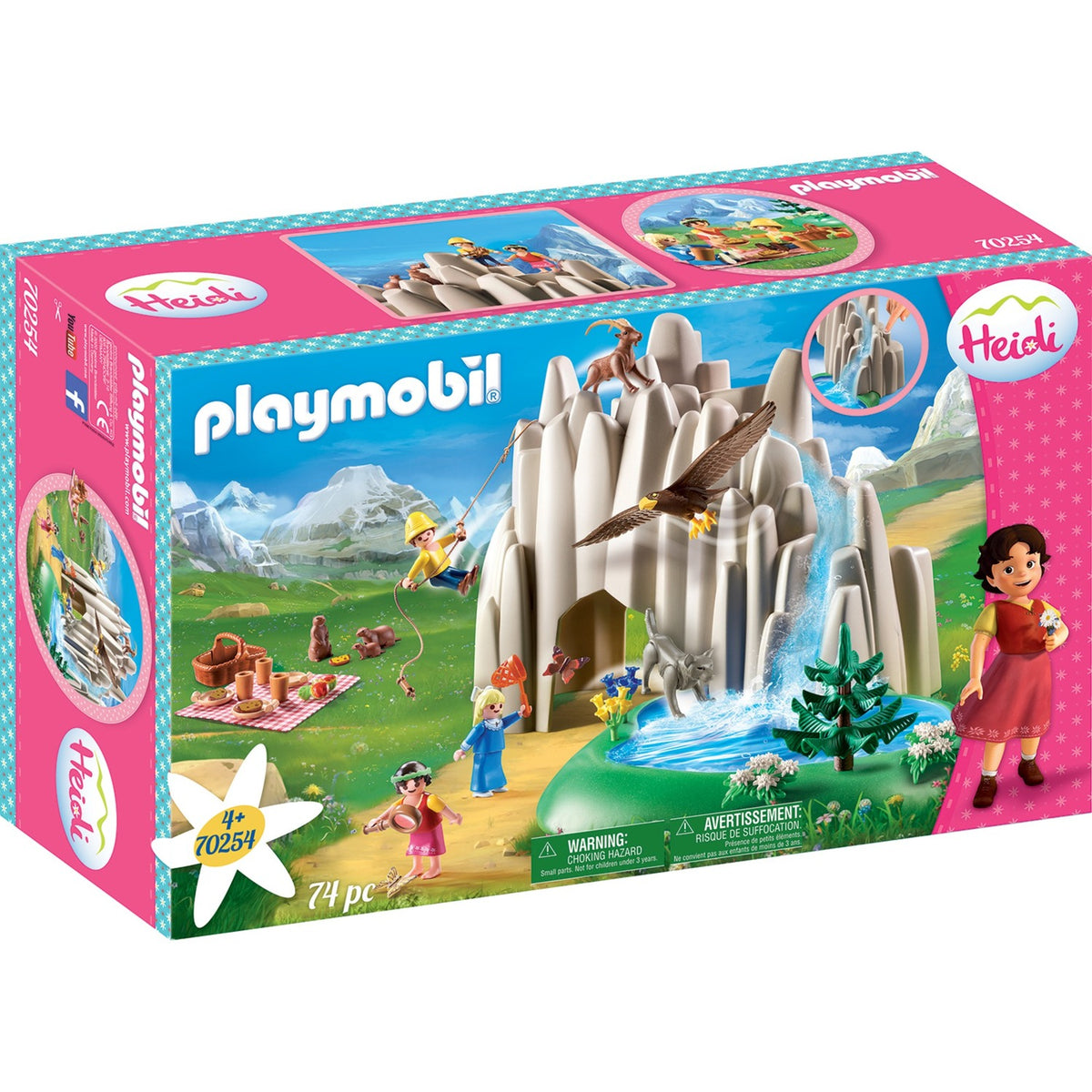 Playmobil 70254 Heidi, Klara e Peter al lago
