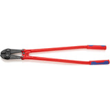 Knipex boutensnijder 71 72 910 kniptang (rood blauw, middensnijder, geschroefd scharnier) - afbeelding 2