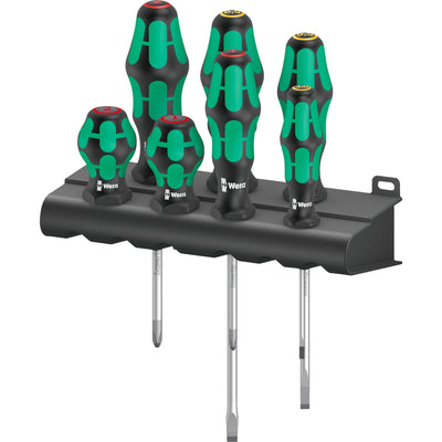 Wera 300 7 Mix 1 Screwdriver set, 7 -Peak