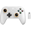 Mando inalámbrico 8bitdo ultimate 2 (blanco, bluetooth 2,4 ghz, usb, pc)