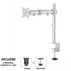 Neomounts nm-d135silver monitorarm (zilver)