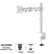 Neomounts nm-d135silver monitorarm (zilver) - afbeelding 2