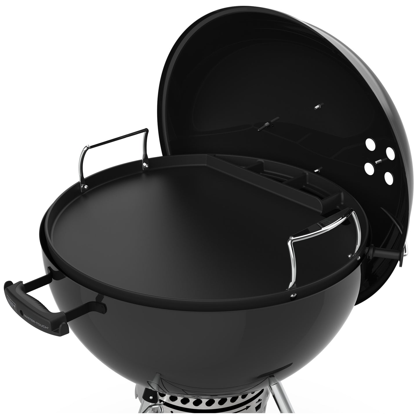 Weber full-size plancha - voor houtskoolbarbecues 57 cm grillplaat (zwart)