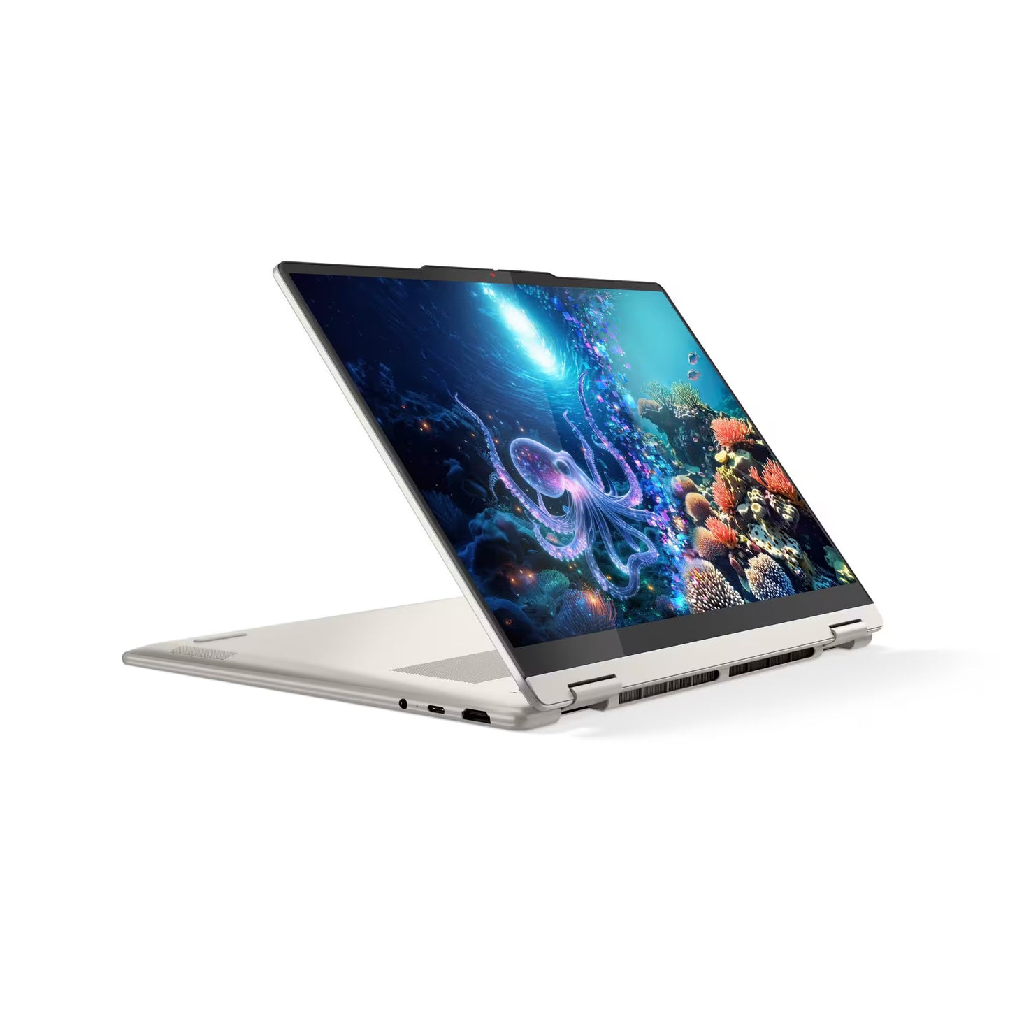 Lenovo yoga 7 2 en 1 14ill10 (83jq00fvmh) 14 copiloto+ portátil (blanco brillante | core ultra 5 226v | gráficos intel arc 130v | 16 GB | 512 GB SSD | táctil)