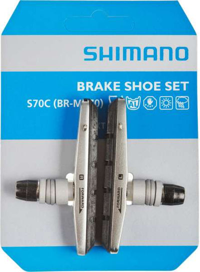 Shimano Velgrem Block Set S70C V-Brake Silver