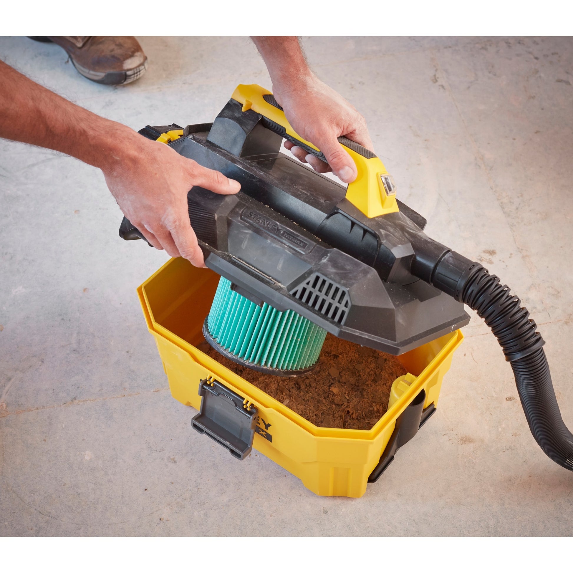 Aspirador sin cable Stanley FATMAX V20 18V 7,5L Húmedo y seco