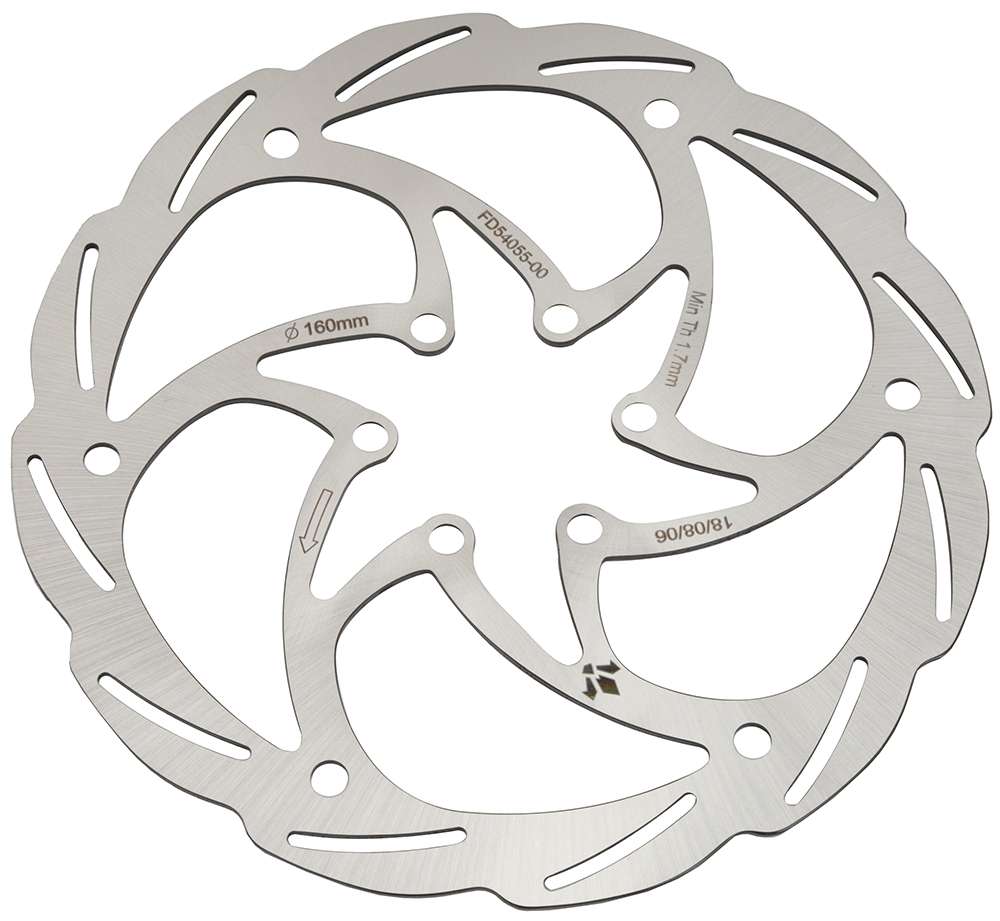 Rotor de disco monolítico de fórmula de 6 pernos