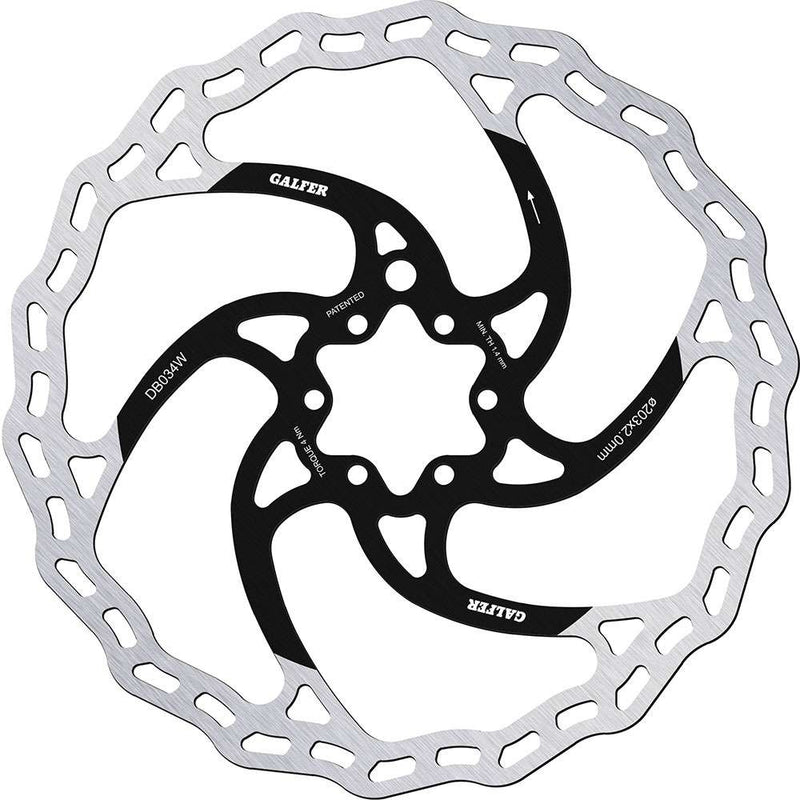 Galfer bike wave® fixed 6-bolt rotor disc for e-bike