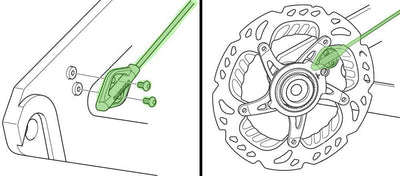 Shimano steps sm-due11 speed sensor unit for disc brakes