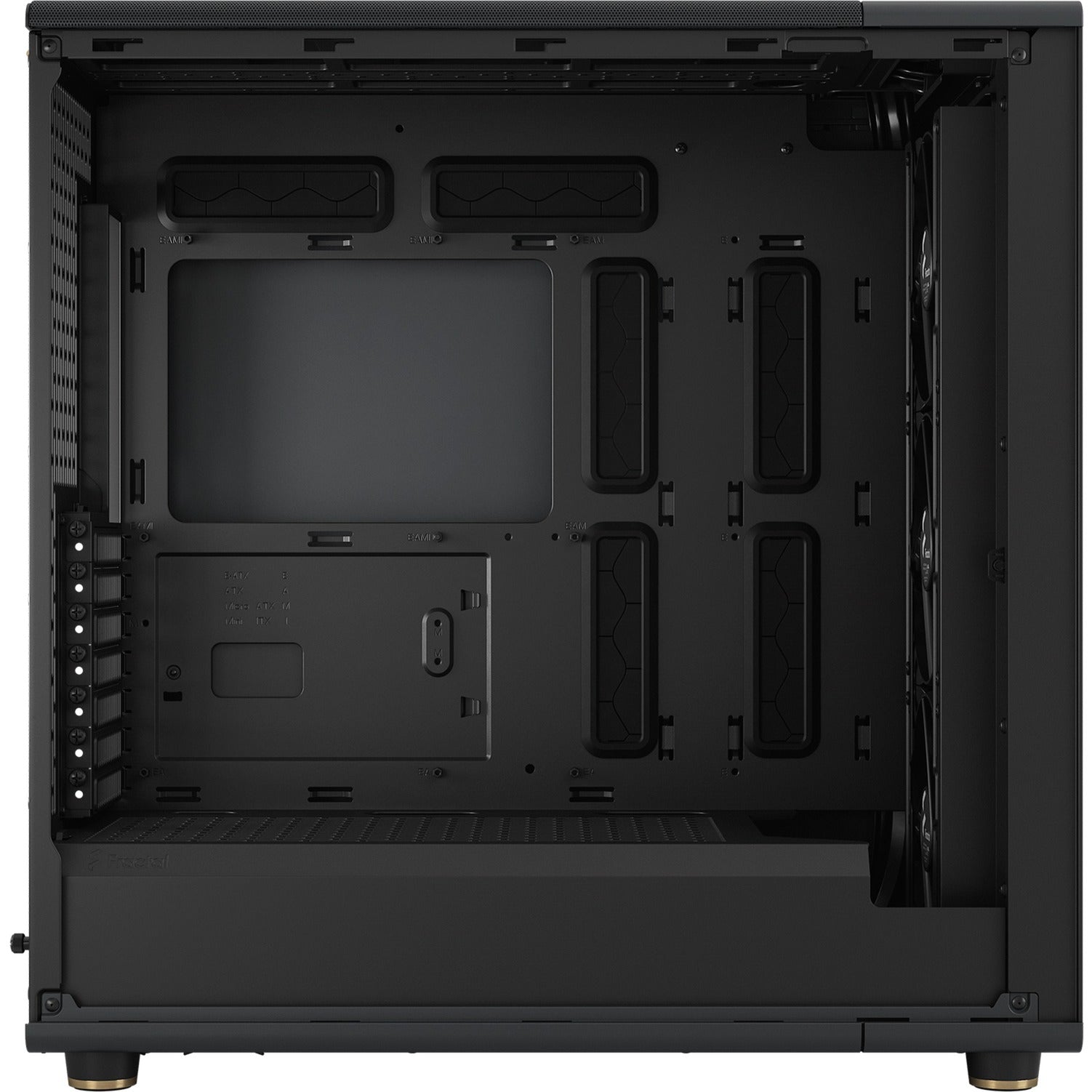 Diseño fractal North XL Charcoal Black TG Dark