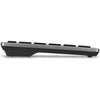 Tastiera compatta multidispositivo ricaricabile Kensington KB435 EQ (grigia, layout internazionale USA (QWERTY), interruttori a forbice, 80% (TKL), USB, 2,4 GHz, Bluetooth 5.4)