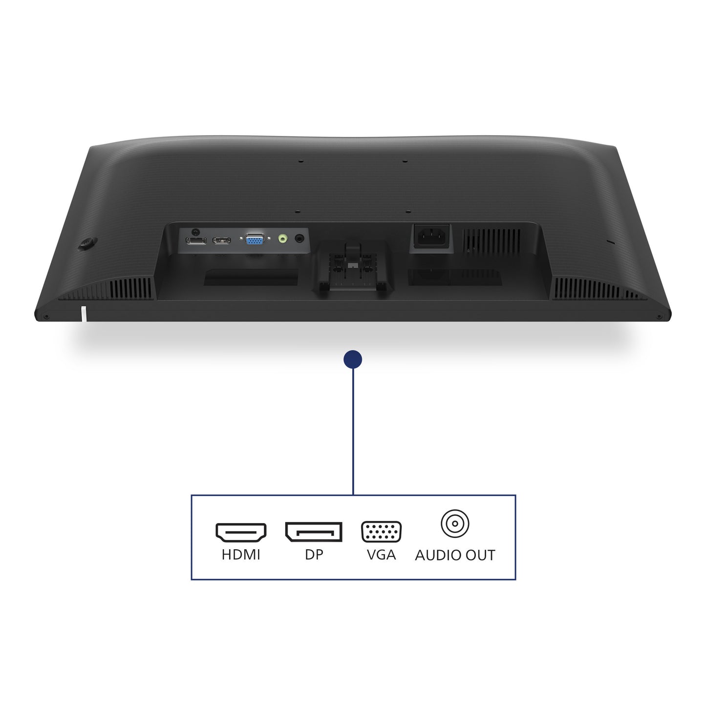 Philips 24e1n1200a 00 23.8 monitor (zwart, vga, hdmi, displayport, audio, 120 hz)
