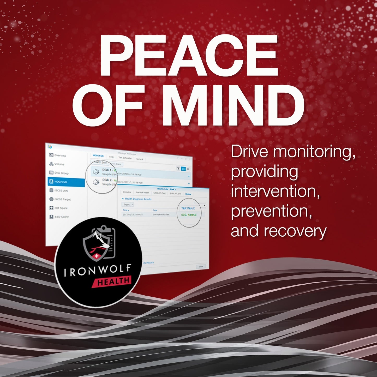 Seagate Seagate ST8000VN004 Ironwolf, 3.5, 8 TB, 7200 RPM, 256MB, SATA3