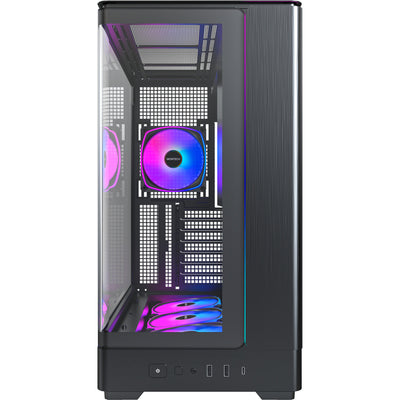 Montech king 45 pro midi tower housing (black | 2x USB-A | 1x USB-C | RGB | window)