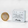 Shelly qubino wave pm mini relais (lichtgrijs wit, 1-kanaals, z-wave)