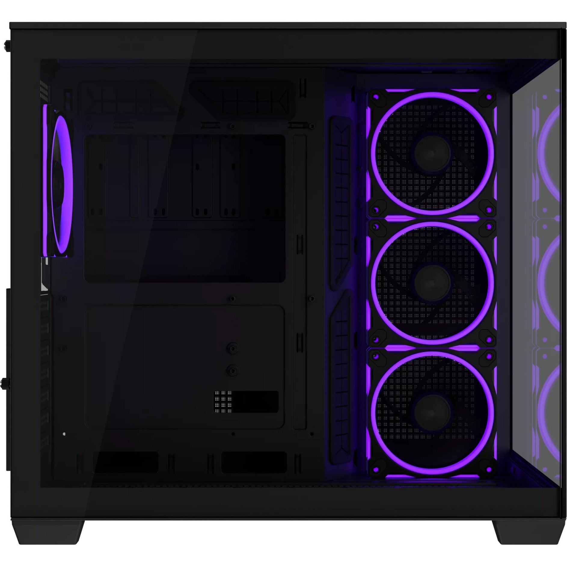 Custodia midi tower Asus a32 plus (nera | 2x USB-A | 1x USB-C | RGB | vetro temperato)