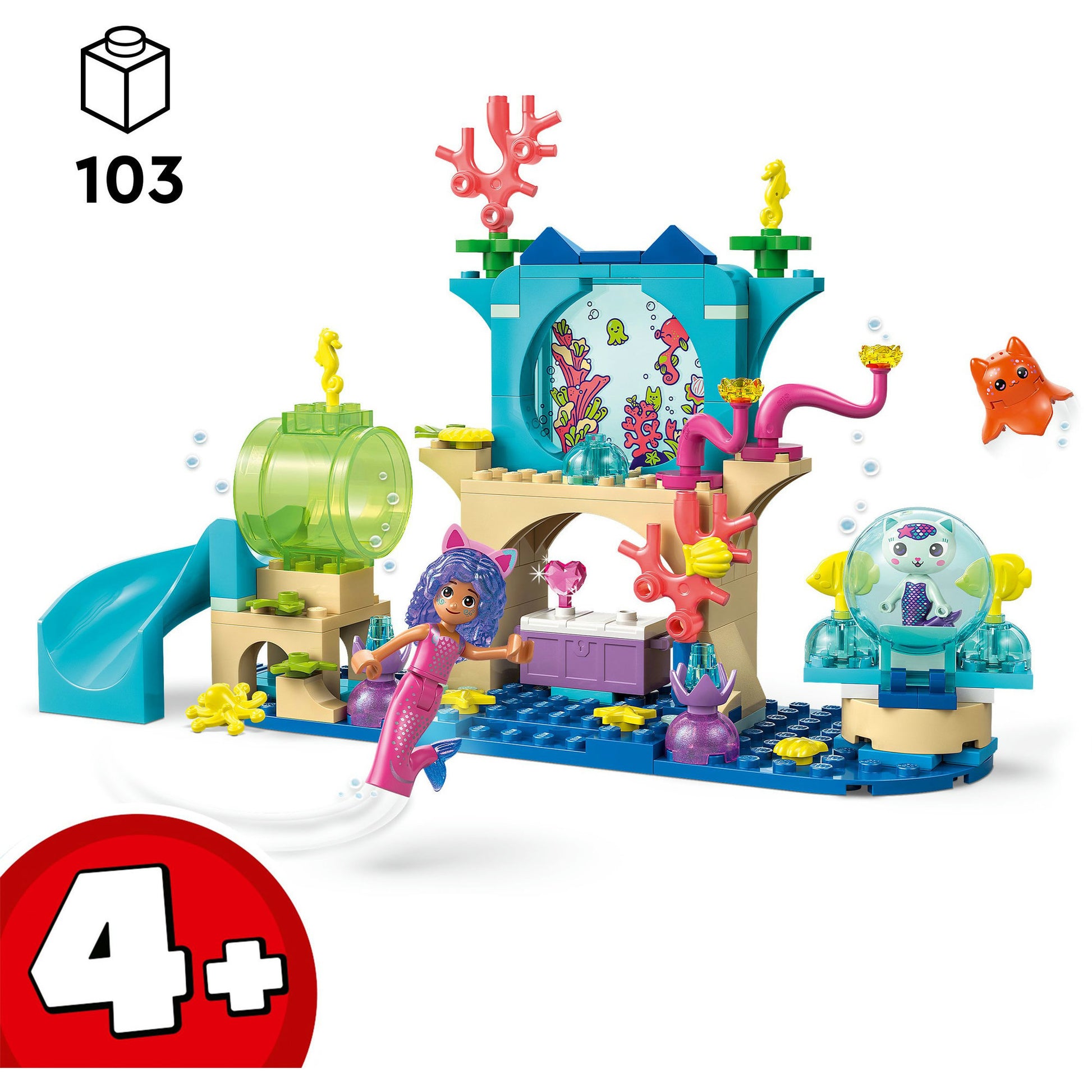 Lego Gabby's Dollhouse 11204 Mermaid Gabby's Aquarium Adventure
