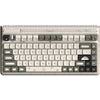 Iqunix og80 hitchhiker wireless mechanical keyboard (grijs, us lay-out (qwerty), cherry mx silent red, 80% (tkl), rgb leds, hot-swappable, pbt, 2.4ghz | bluetooth 5.1 | usb-c)