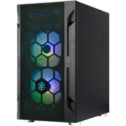 Silverstone sst-fah1mb-pro midi tower behuizing (zwart | 3x usb-a | rgb | tempered glass) - afbeelding 14
