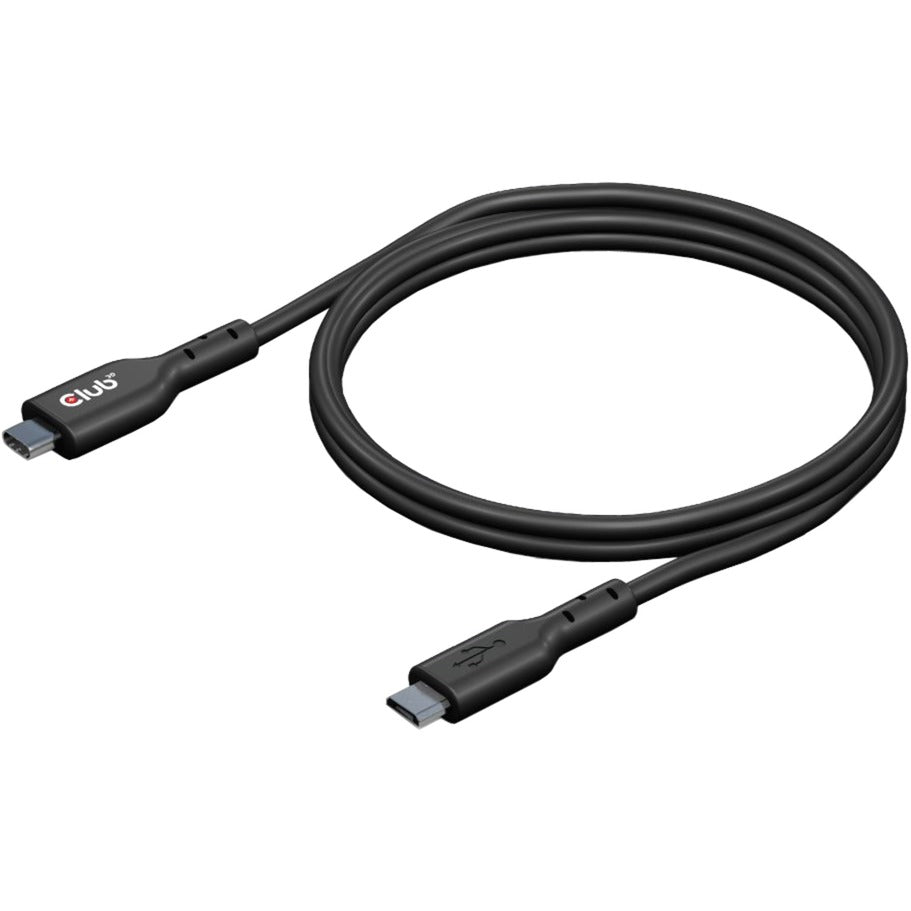 Club 3d usb-c 2.0 naar micro-usb kabel (zwart, 1 meter)
