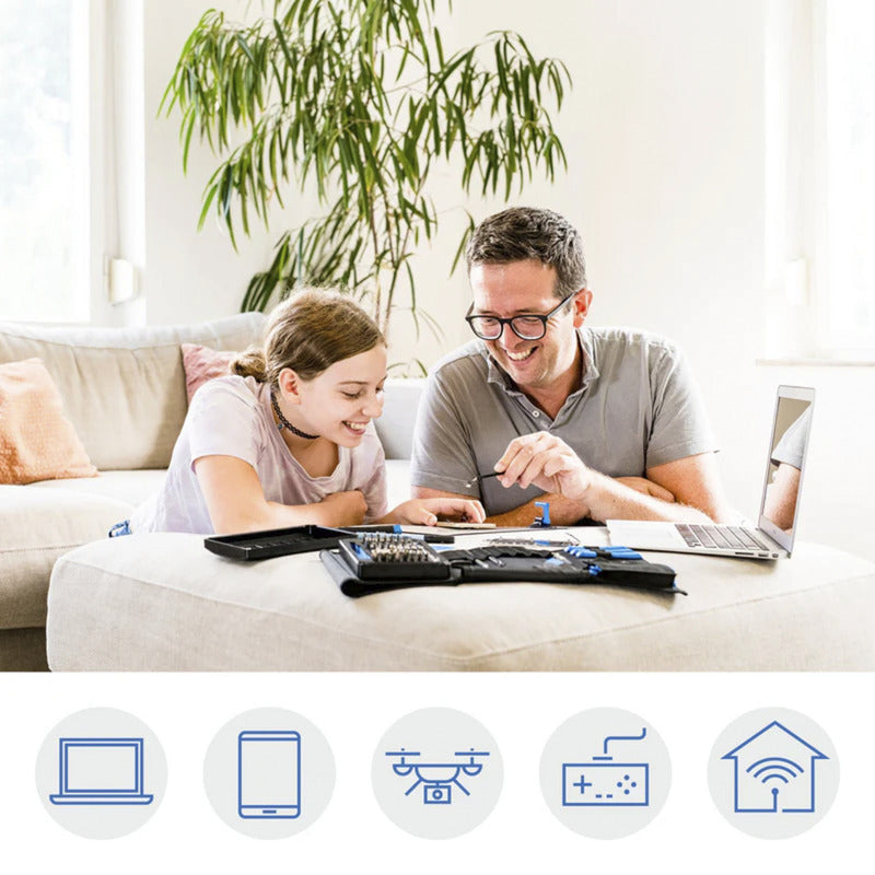Ifixit pro tech toolkit gereedschapsset (zwart blauw)