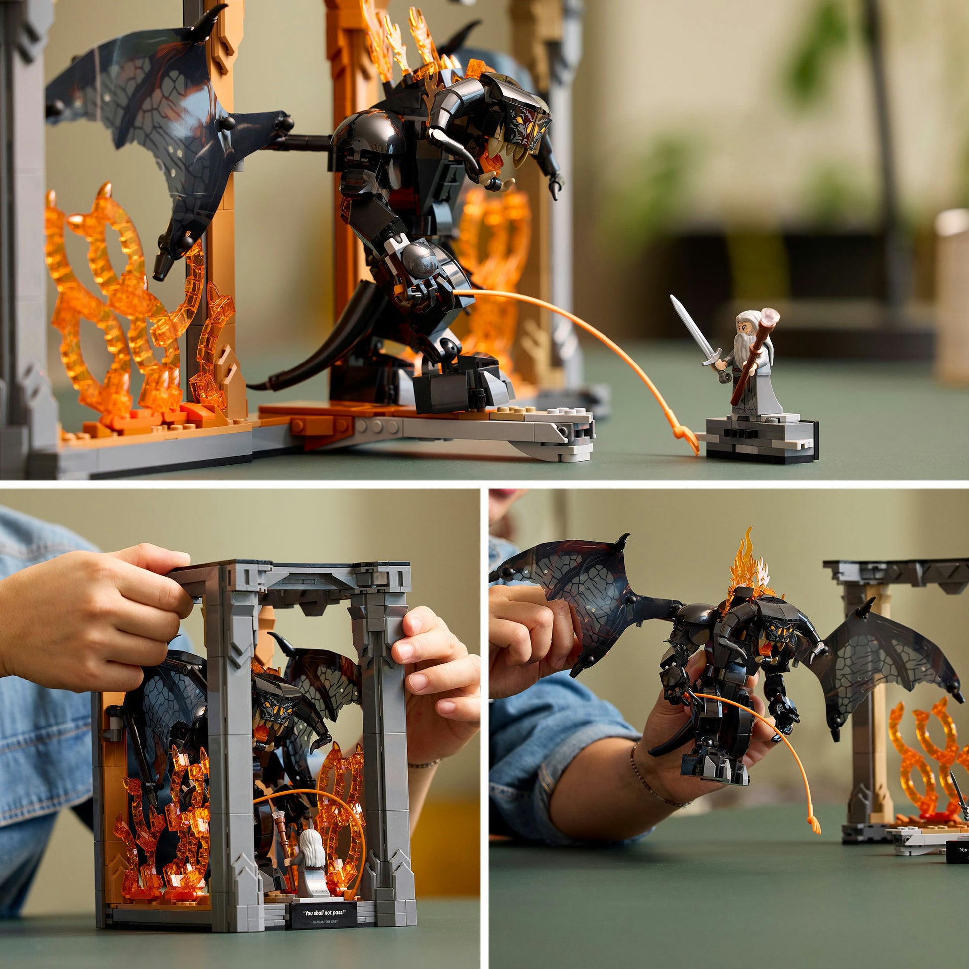 Icone LEGO 10367 Book Stond the Lord of the Rings Balrog