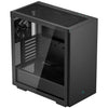 Deepcool ch510 midi tower behuizing (zwart | 2x usb-a | tempered glass)