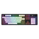 Hator skyfall pro wireless, tastiera da gioco (nera, layout americano, hator aurum vanilla silent, rgb, double-shot pbt, hot-swap, bluetooth usb-c da 2,4 ghz)