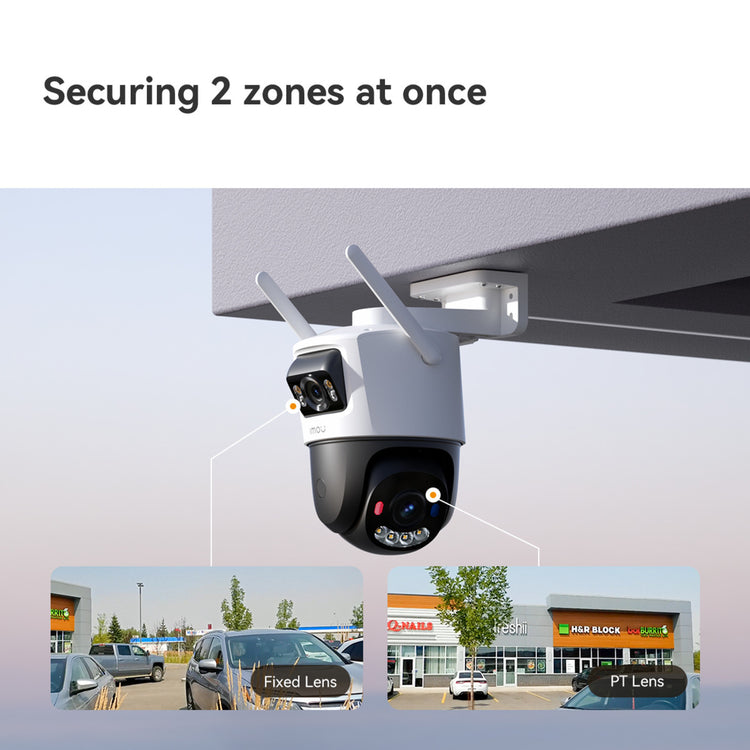 Telecamera di sicurezza Imou cruiser dual 2 pro (bianca, 4MP, wifi 6, lan)