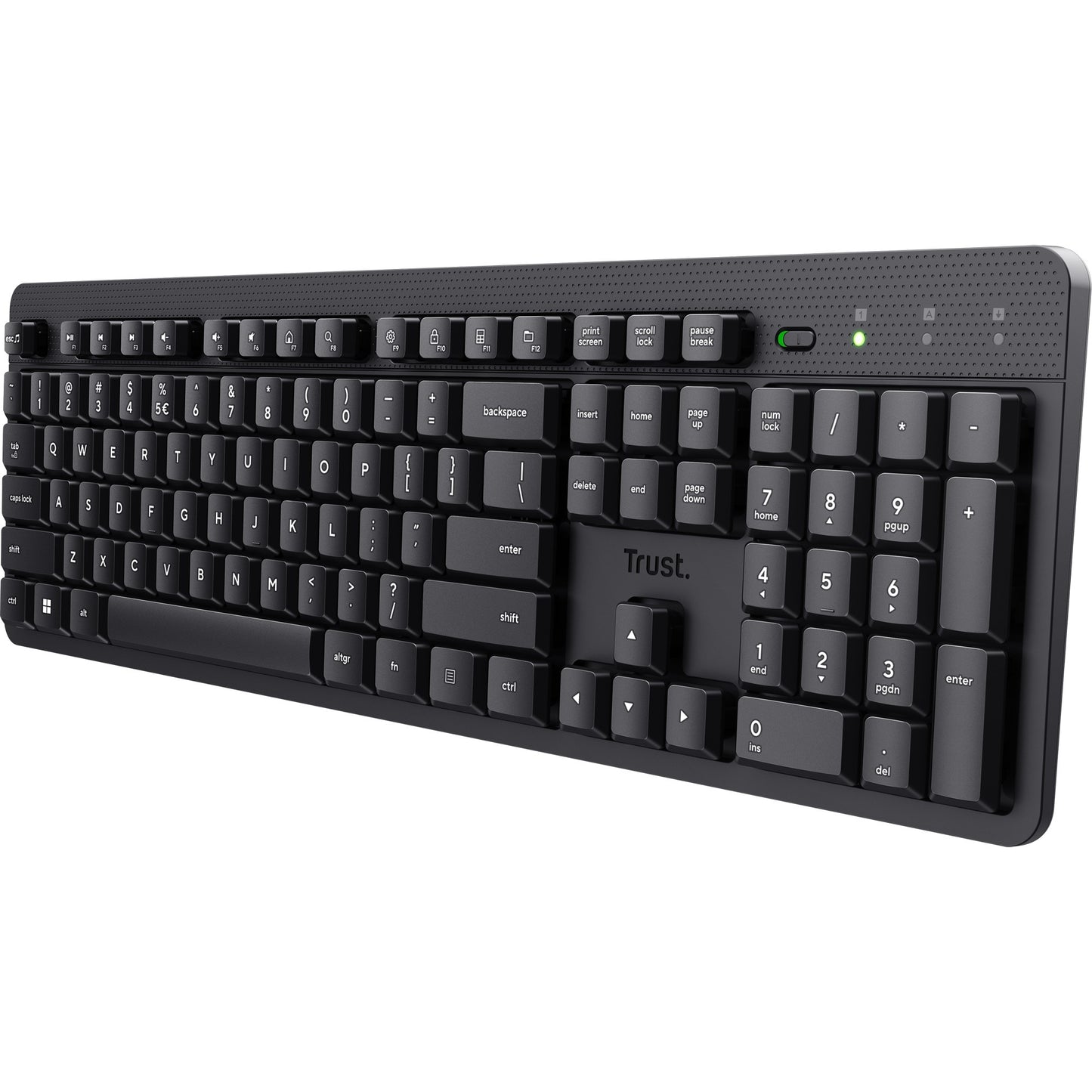 Confiar en el teclado inalámbrico silencioso