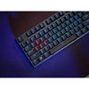 Trust GXT 864 Cada Tastiera da gioco meccanica compatta TKL, tastiera da gioco (nera, layout USA, marrone Huano, RGB)