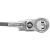 Targus defcon ultimate universal keyed cable lock with adaptable lock head diefstalbeveiliging