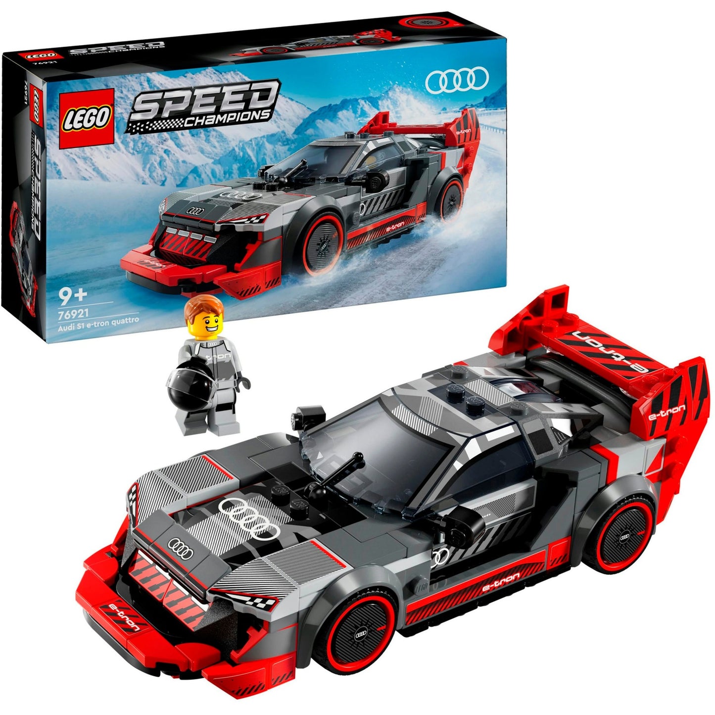 LEGO LEGO Speed ​​Champions 76921 Audi S1 ​​E-Tron Quattro Racing Cart