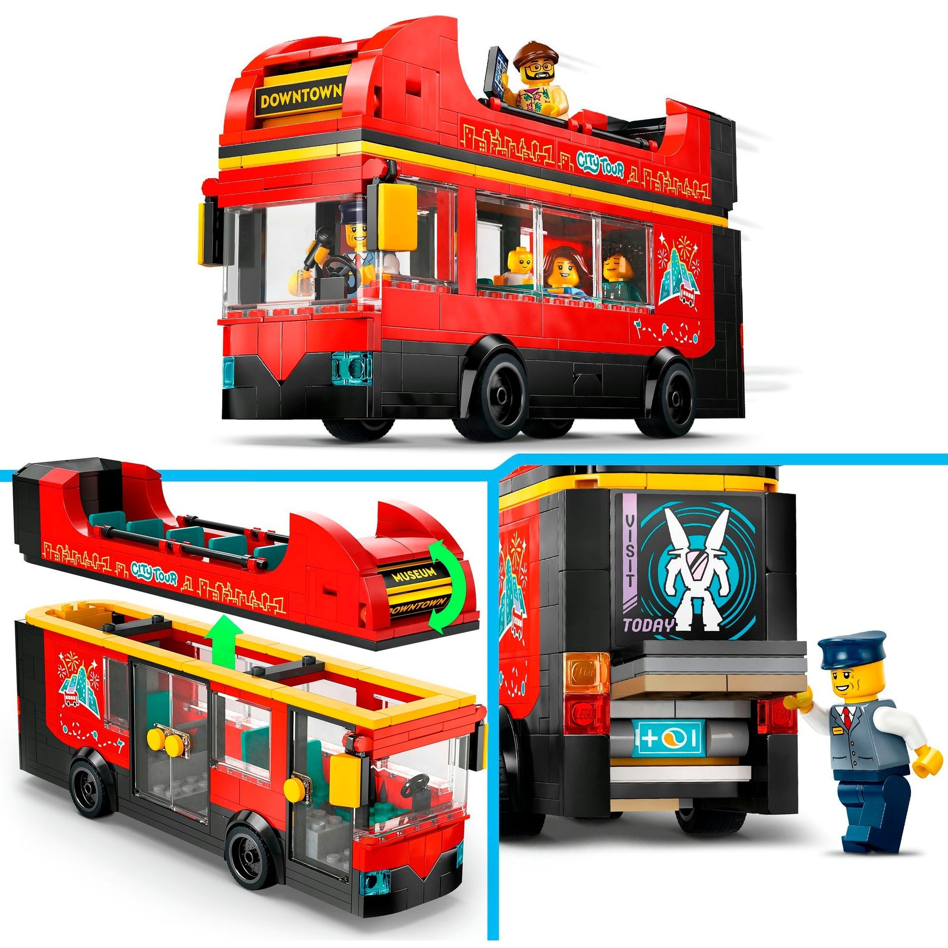 LEGO LEGO CITY 60407 Turista Red Red Double Cock