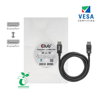 Club 3D DisplayPort 1.4 DisplayPort 1.4 Hombre-hombre-hombre
