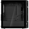 Silverstone sst-fah1mb-pro midi tower behuizing (zwart | 3x usb-a | rgb | tempered glass)