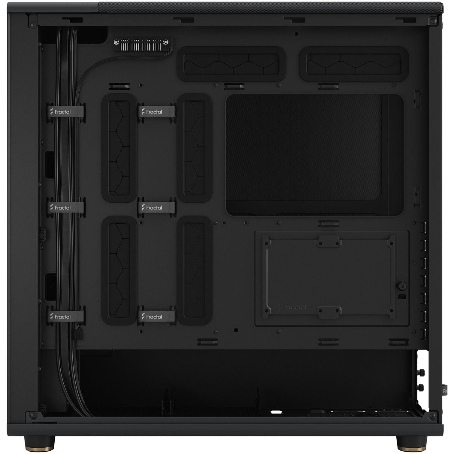 Fractal design north xl midi tower behuizing (zwart | 2x usb-a | 1x usb-c)