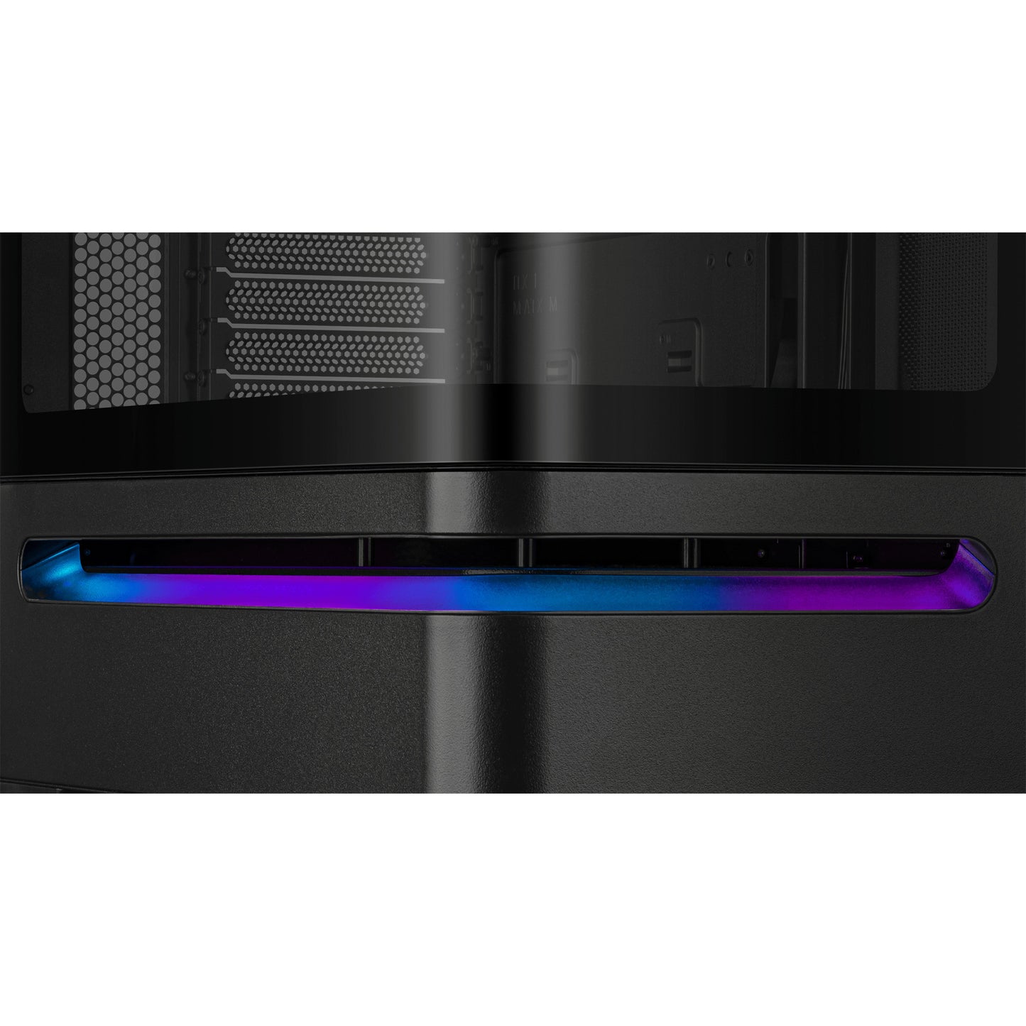 Custodia Midi Tower Asus Prime Ap202 (nero | 2x USB-A | 1x USB-C | RGB | vetro temperato)