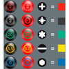 WERA 9711 Inserto de espuma con destornilladores VDE