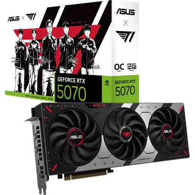 Tarjeta gráfica Asus T1 GeForce RTX 5070 OC (3x Display Port, 1x HDMI 2.1, DLSS 4)