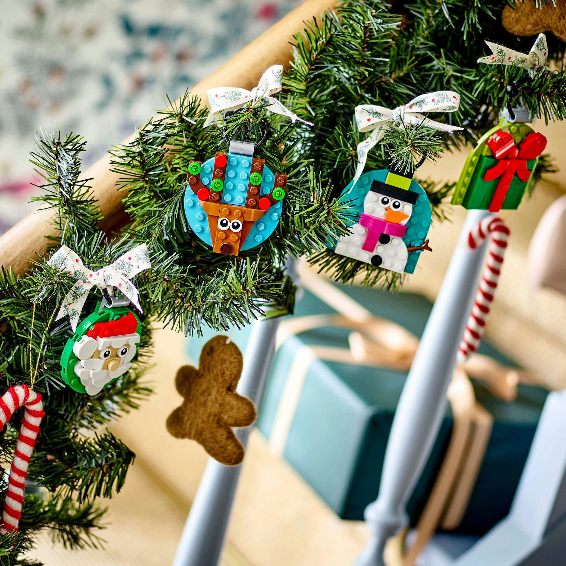 Lego 40744 estaciones lindas decoraciones navideñas | 2 piezas