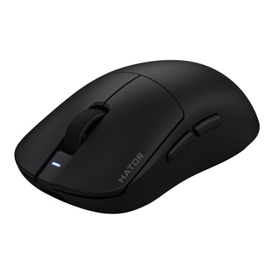 Mouse da gioco wireless Hator Quasar 3S Ultima 8K (Nero, 30.000 DPI, USB Bluetooth da 2,4 GHz)