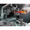 Wera 160 is 7 schroevendraaierset kraftform plus serie 100 (rood geel, eenpolige fasetester, houder, 7‑delig)