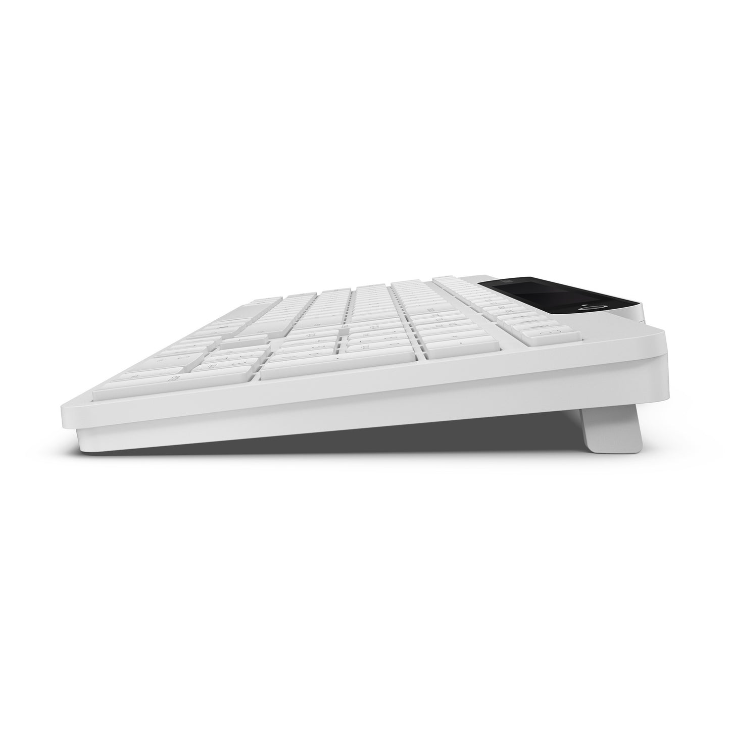 Teclado Bluetooth de carga automática Lenovo 800 (blanco, diseño de EE. UU. (QWERTY), émbolo, 100 %, interruptor de émbolo, Bluetooth 5.1, USB-C)