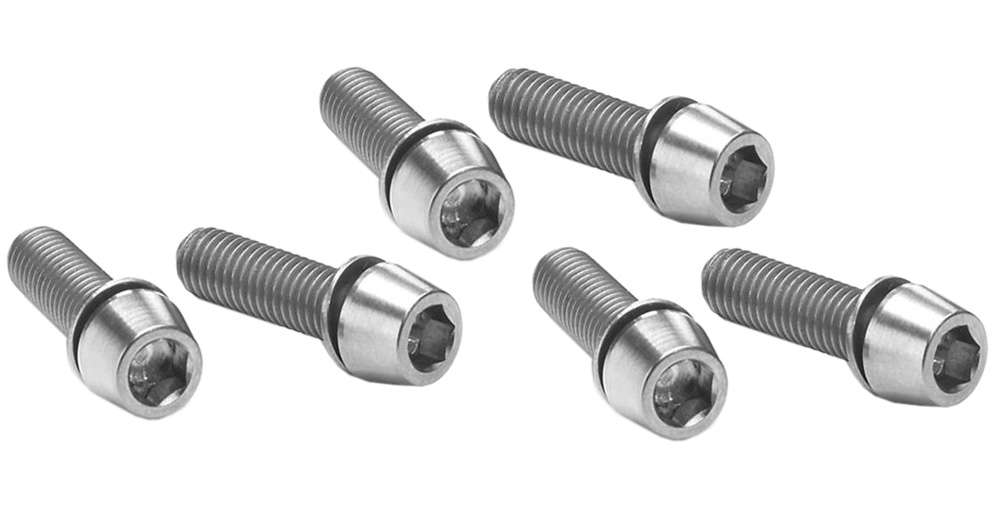 Ritchey Sheem Tornos de acero inoxidable Conjunto WCS C-220 Plata